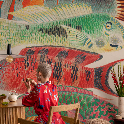 Fototapeta fizelinowa do sypialni Egzotyczne ryby