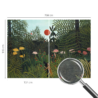 Nowoczesna fototapeta do salonu Egzotyczny krajobraz