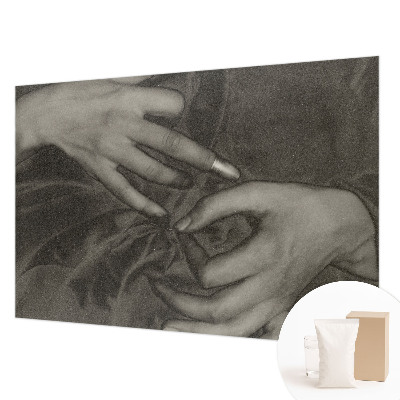 Tapeta fotograficzna fizelinowa Dłonie materiał