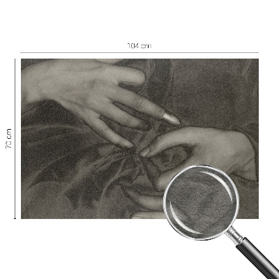 Tapeta fotograficzna fizelinowa Tapeta fotograficzna fizelinowa Dłonie materiał