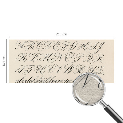 Dekoracyjna fototapeta na ścianę Dekoracyjna fototapeta na ścianę Pismo kaligraficzne