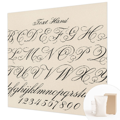 Dekoracyjna fototapeta na ścianę Dekoracyjna fototapeta na ścianę Pismo kaligraficzne