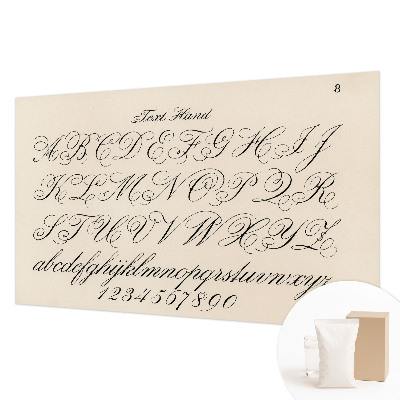 Dekoracyjna fototapeta na ścianę Dekoracyjna fototapeta na ścianę Pismo kaligraficzne