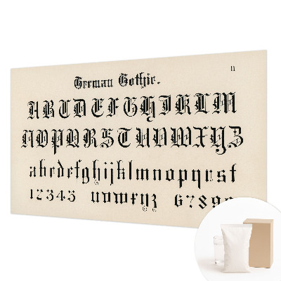 Tapeta fotograficzna Gotyckie litery