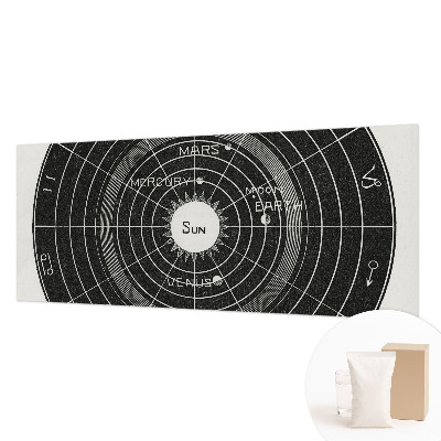 Dekoracyjna fototapeta na ścianę z motywem kosmicznego diagramu