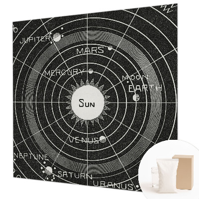 Dekoracyjna fototapeta na ścianę Dekoracyjna fototapeta na ścianę Kosmiczny diagram