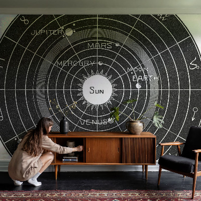 Dekoracyjna fototapeta na ścianę Dekoracyjna fototapeta na ścianę Kosmiczny diagram