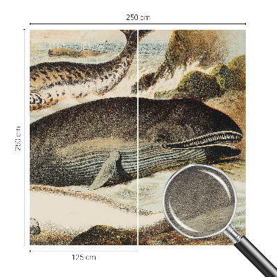 Fototapeta fizelinowa do sypialni Fototapeta fizelinowa do sypialni Morskie olbrzymy