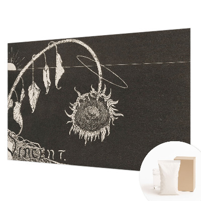 Nowoczesna fototapeta do salonu Nostalgiczny słonecznik