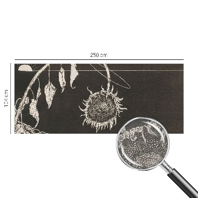 Nowoczesna fototapeta do salonu Nostalgiczny słonecznik