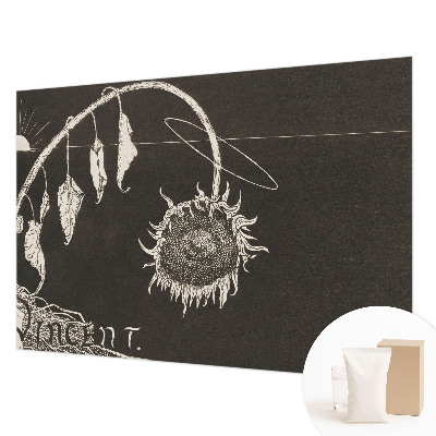 Nowoczesna fototapeta do salonu Nostalgiczny słonecznik