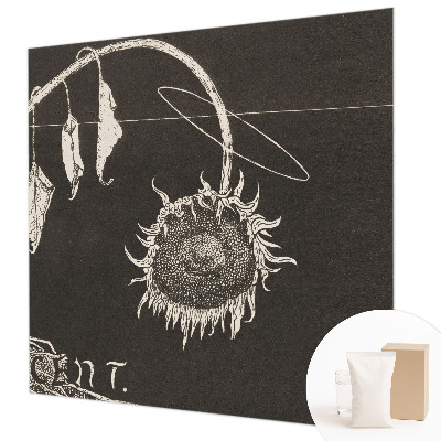 Nowoczesna fototapeta do salonu Nostalgiczny słonecznik