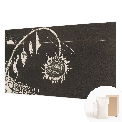 Nowoczesna fototapeta do salonu Nostalgiczny słonecznik