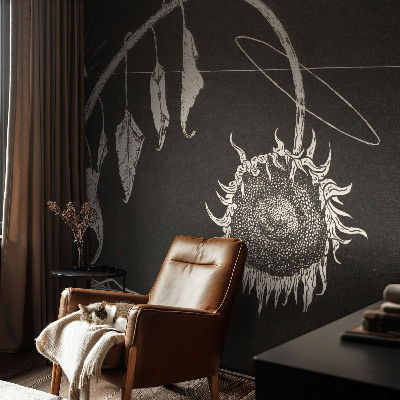 Nowoczesna fototapeta do salonu Nostalgiczny słonecznik