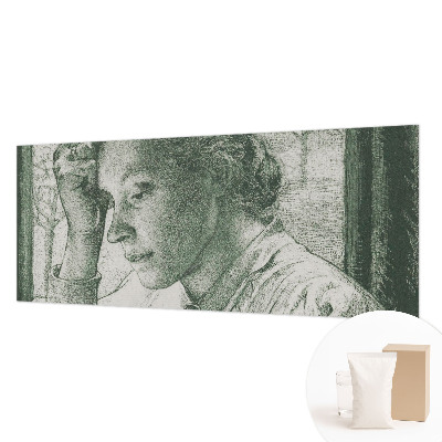 Tapeta fotograficzna fizelinowa Tapeta fotograficzna fizelinowa Refleksyjna kobieta