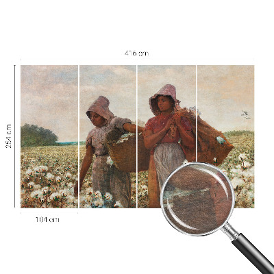 Fototapeta fizelinowa z nadrukiem z motywem przedstawiającym pracę na polu