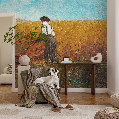 Fototapeta fizelinowa do sypialni Fototapeta fizelinowa do sypialni Żniwa w słońcu