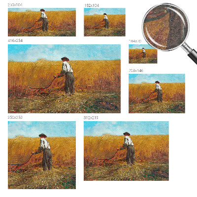 Fototapeta fizelinowa do sypialni Fototapeta fizelinowa do sypialni Żniwa w słońcu