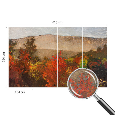 Fototapeta na ścianę z motywem jesiennej panoramy