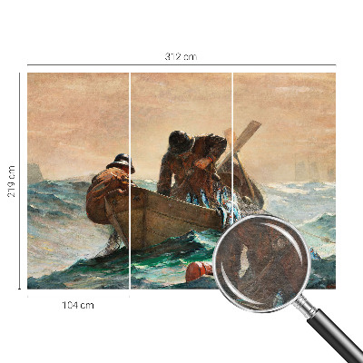 Nowoczesna fototapeta do salonu z motywem morskiej przygody