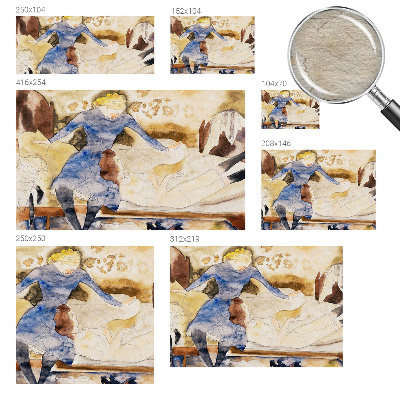 Dekoracyjna fototapeta na ścianę Dekoracyjna fototapeta na ścianę Kobiecy spokój