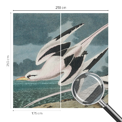 Fototapeta fizelinowa z nadrukiem Ptaki nad morzem