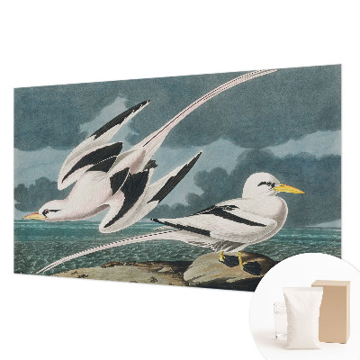 Fototapeta fizelinowa z nadrukiem Ptaki nad morzem