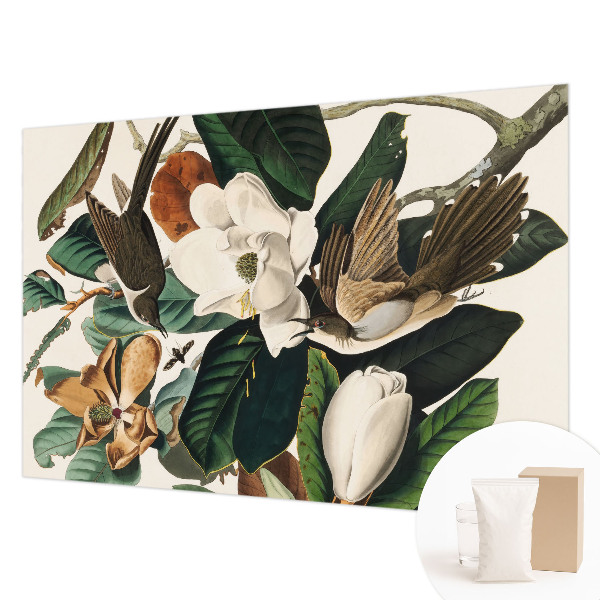 Fototapeta na ścianę z motywem ptaków i magnolii