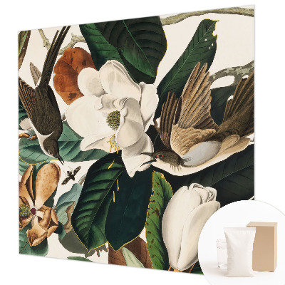 Fototapeta na ścianę z motywem ptaków i magnolii