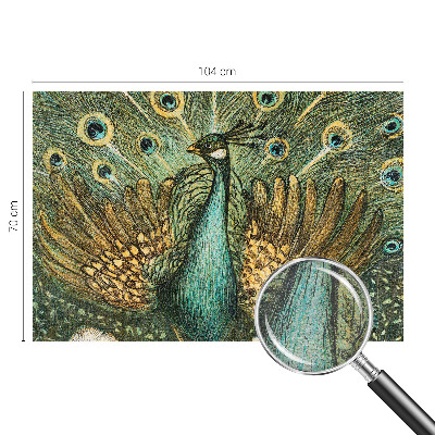 Tapeta fotograficzna Majestatyczny paw