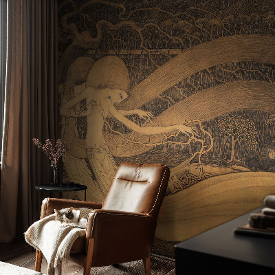 Tapeta fotograficzna fizelinowa Surrealistyczne postacie