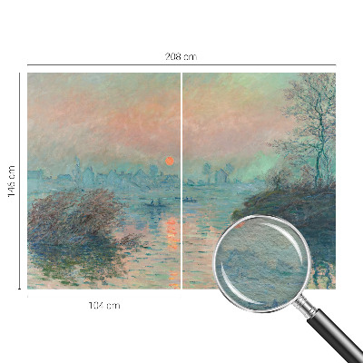 Nowoczesna fototapeta do salonu Nowoczesna fototapeta do salonu Nastrojowy zmierzch