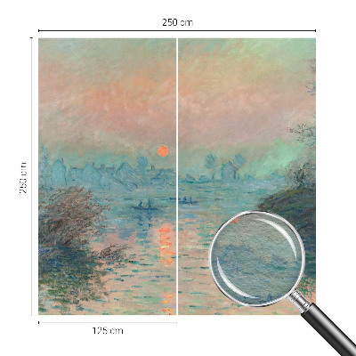 Nowoczesna fototapeta do salonu Nowoczesna fototapeta do salonu Nastrojowy zmierzch