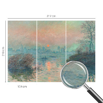 Nowoczesna fototapeta do salonu Nowoczesna fototapeta do salonu Nastrojowy zmierzch