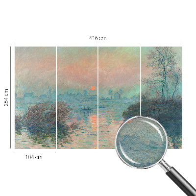 Nowoczesna fototapeta do salonu Nowoczesna fototapeta do salonu Nastrojowy zmierzch