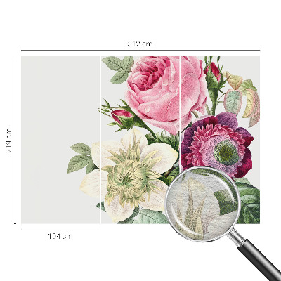 Fototapeta fizelinowa do sypialni Kwiatowy bukiet