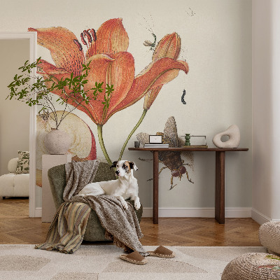 Fototapeta na ścianę z botaniczną ilustracją