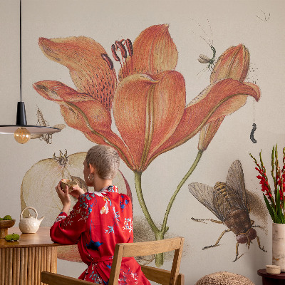Fototapeta na ścianę z botaniczną ilustracją