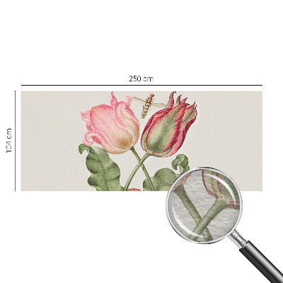 Fototapeta fizelinowa z nadrukiem z motywem tulipanów