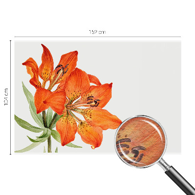 Tapeta fotograficzna fizelinowa z motywem pomarańczowej lilii