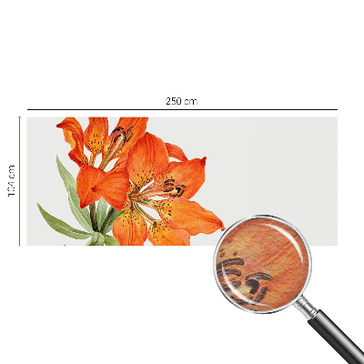 Tapeta fotograficzna fizelinowa z motywem pomarańczowej lilii