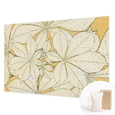 Fototapeta fizelinowa z nadrukiem Fototapeta fizelinowa z nadrukiem Kasztanowe liście