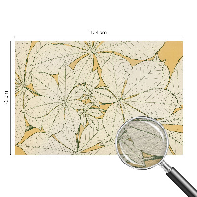 Fototapeta fizelinowa z nadrukiem Fototapeta fizelinowa z nadrukiem Kasztanowe liście