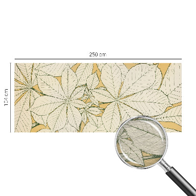 Fototapeta fizelinowa z nadrukiem Fototapeta fizelinowa z nadrukiem Kasztanowe liście