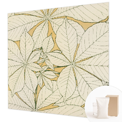 Fototapeta fizelinowa z nadrukiem Fototapeta fizelinowa z nadrukiem Kasztanowe liście