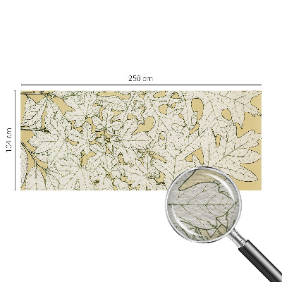 Dekoracyjna fototapeta na ścianę Liście drzew