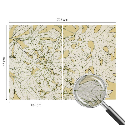 Dekoracyjna fototapeta na ścianę Liście drzew