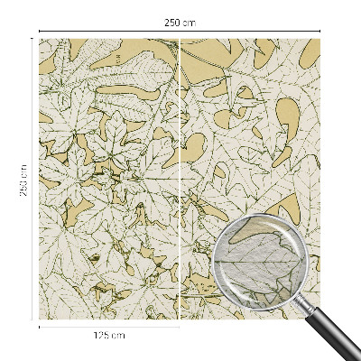 Dekoracyjna fototapeta na ścianę Liście drzew