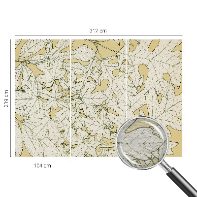 Dekoracyjna fototapeta na ścianę Liście drzew