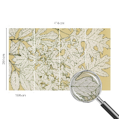 Dekoracyjna fototapeta na ścianę Liście drzew